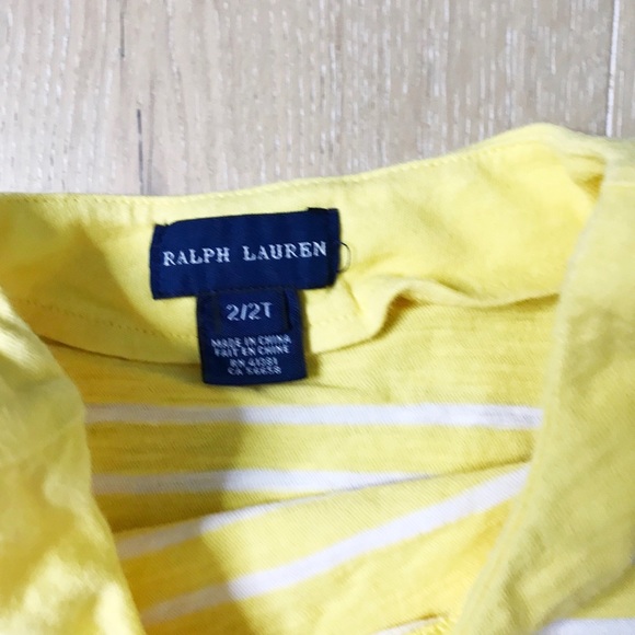 Ralph Lauren Set of 2 Striped Girls T-Shirt 2/2T - Picture 6 of 8